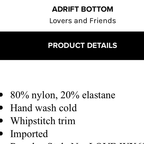 LOVERS + FRIENDS ❤️‍🔥 NWT BOTTOMS XL - Picture 5 of 13